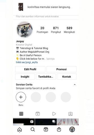 menghapus nomor telepon di instagram