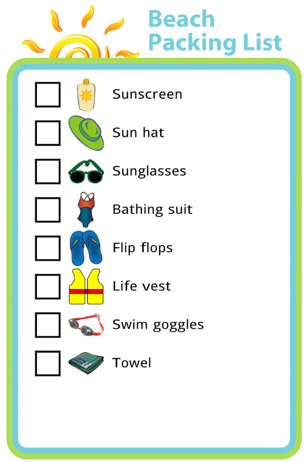 make your own picture checklist mobile or printed printable