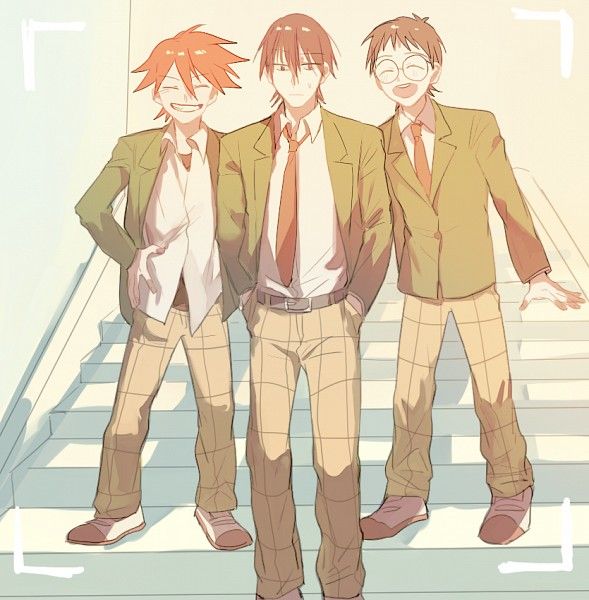 Shoukichi Naruko Shunsuke Imaizumi And Sakamichi Onoda 弱虫ペダル Shoukichi Naruko Shunsuke Imaizumi And Sakamichi Onoda 弱虫ペダル