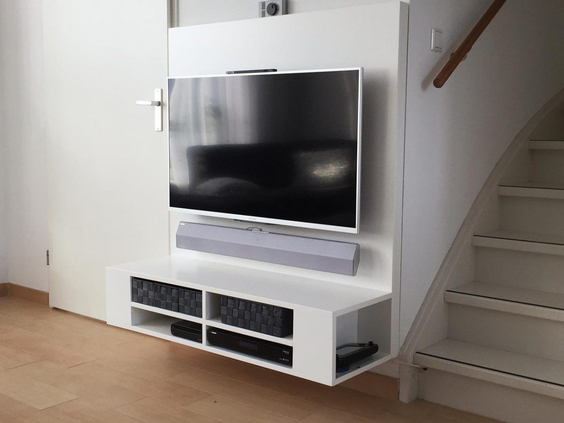diy manual tv lift cabinet