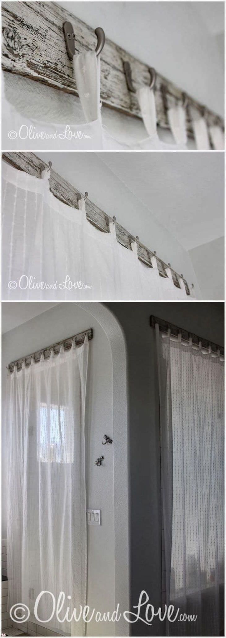TOP 10 Decorative DIY Curtain Rods Design Ideas TOP 10 Decorative DIY Curtain Rods Design Ideas