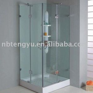 Source 8mm frameless sliding European stainless steel roller shower doors on m.alibaba.com #framelessslidingshowerdoors