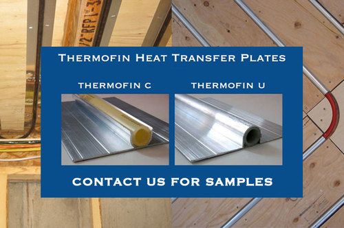 Thermofin Aluminum Heat Transfer Plates Radiant Flooring Thermofin Aluminum Heat Transfer Plates