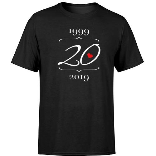 Outfit For Couples - 20th Wedding Anniversary Premium T-shirt Hoodie Sweater #20thanniversarywedding