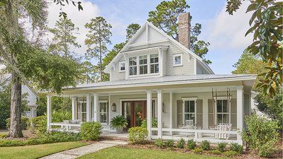 RX_1811_Best House Plans of 2018_Lowcountry Farmhouse, Plan #2000 Country Cottage House Plans, Coastal House Plans, Southern Living House Plans, Cottage Homes, Coastal Farmhouse Plans, Modern Farmhouse, 3000 Sq Ft House Plans Farmhouse, Old Farmhouse Floor Plans, Craftsman Farmhouse Plans