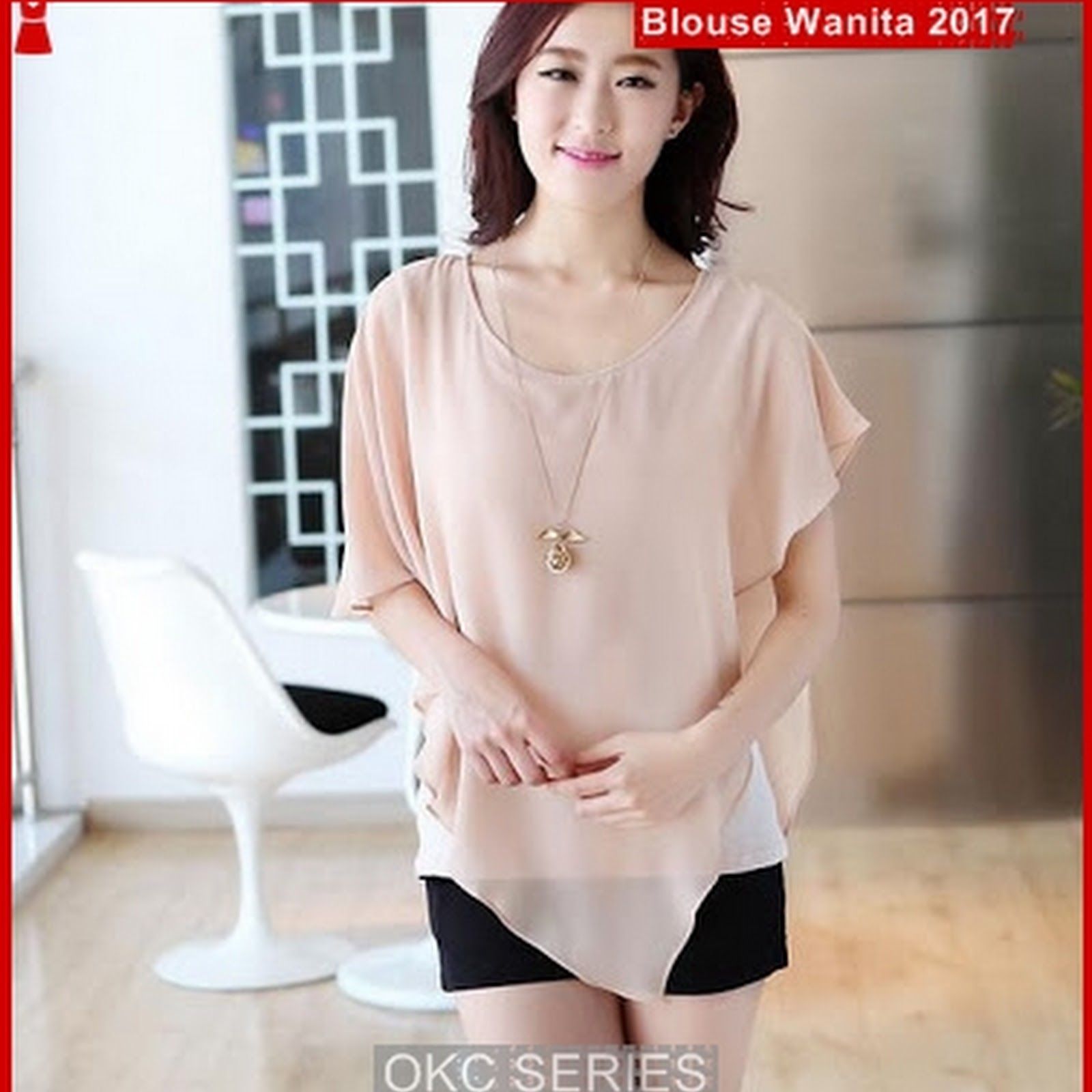 D3OCK Blouse Keren Angel Lapis Kaos Pech Bj33D3 Atasan Wanita Terbaru Model d3ock blouse keren angel lapis kaos BMGShop