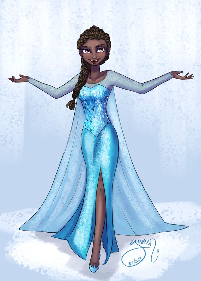 Black Elsa Frozen Black Elsa Frozen