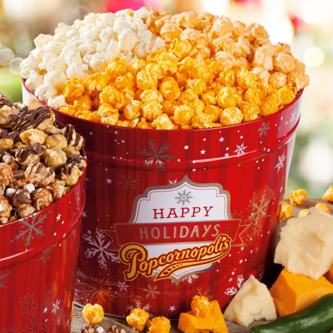 Cheese Lovers 2 Gallon Popcorn Tin Cheese Lovers 2 Gallon Popcorn Tin