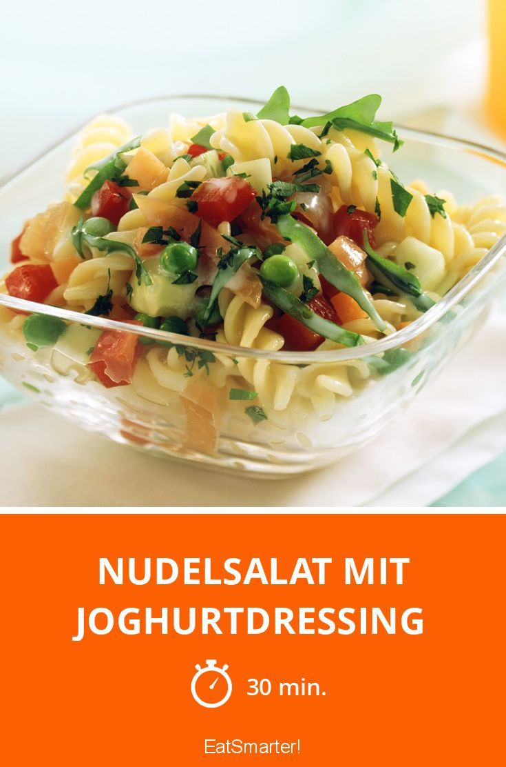 Nudelsalat mit Joghurtdressing