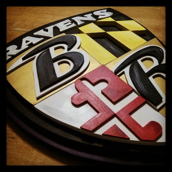 Baltimore Ravens Shield Logo Officially Licensed Nfl Removable Wall Decal Sports Wall Decals Baltimore Ravens Logo Wall