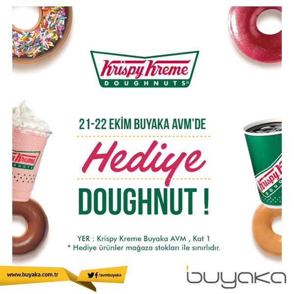 Krispy Kreme Buyaka Kat 1 De Acildi Buyakabibaska Krispykreme Acilis Buyakaavm Krispy Kreme
