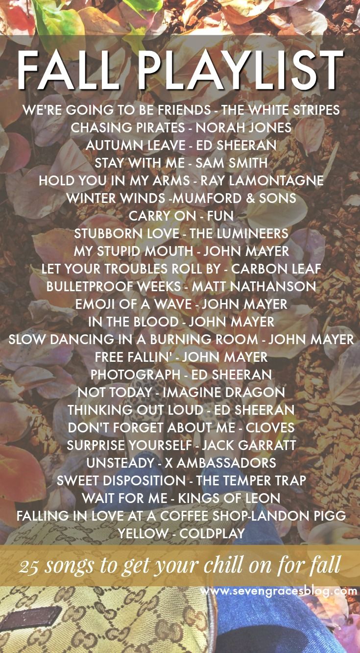 Fall vibes. The best laid back playlist for fall. Seven Graces shares her best makeup routine for everyday mom life and the perfect chill & laid-back playlist for cozy days. Fall Playlist, Song Playlist, Wedding Playlist, Music Mood, Mood Songs, Music Lyrics, Music Songs, Gospel Music, Piano Music