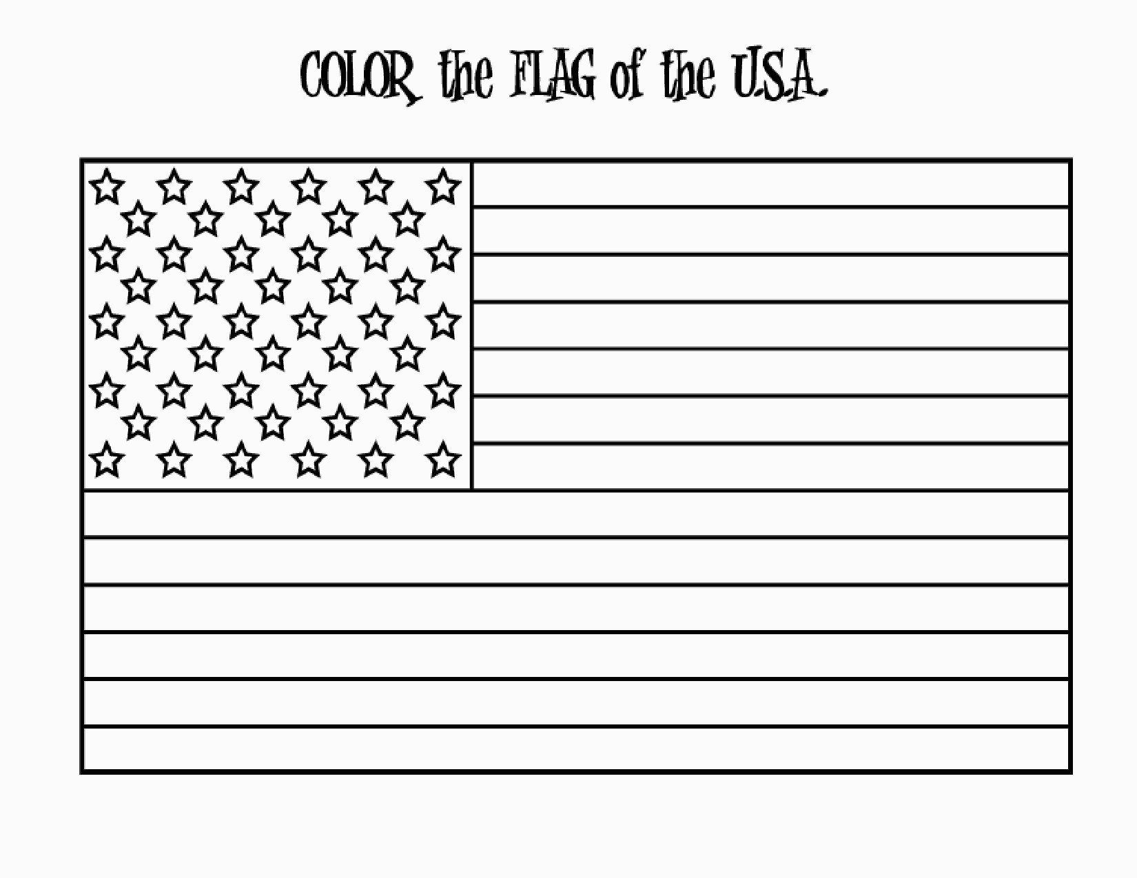 American Flag Coloring Page Pdf Best Of American Flag