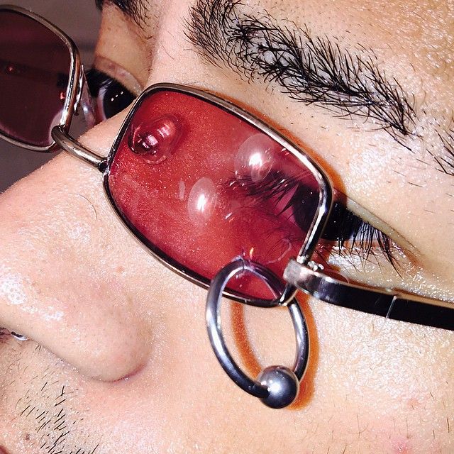 Swingers jealous glasses piercing