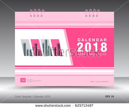 cover calendar 2018 template