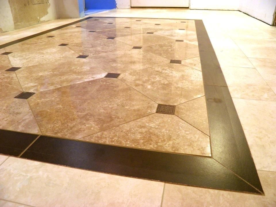 Wood Floor With Tile Inlay How To Install