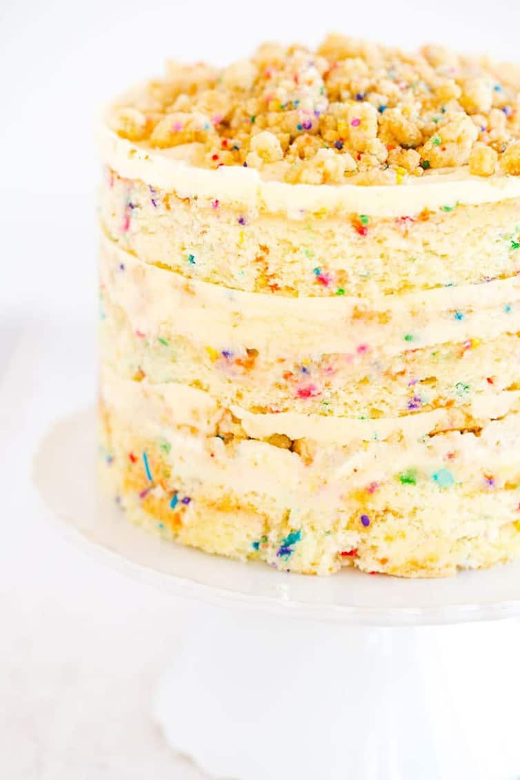 Homemade Momofuku Milk Bar Birthday Cake For My 30th Kitchen Heals Soul Delicious Desserts Milk Bar Birthday Cake Momofuku Milk Bar
