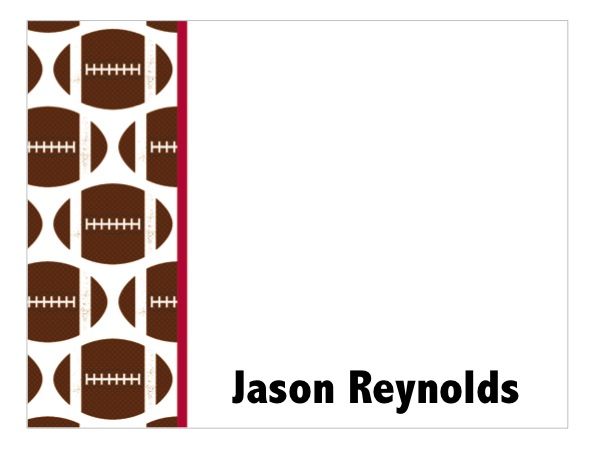 football thank you notes
