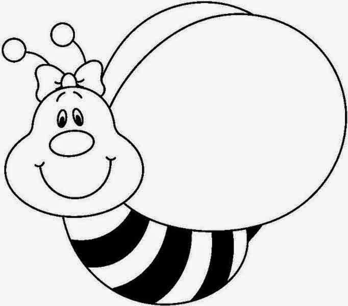 Desenhos De Abelha Para Pintar Colorir Ou Imprimir Abelhinha