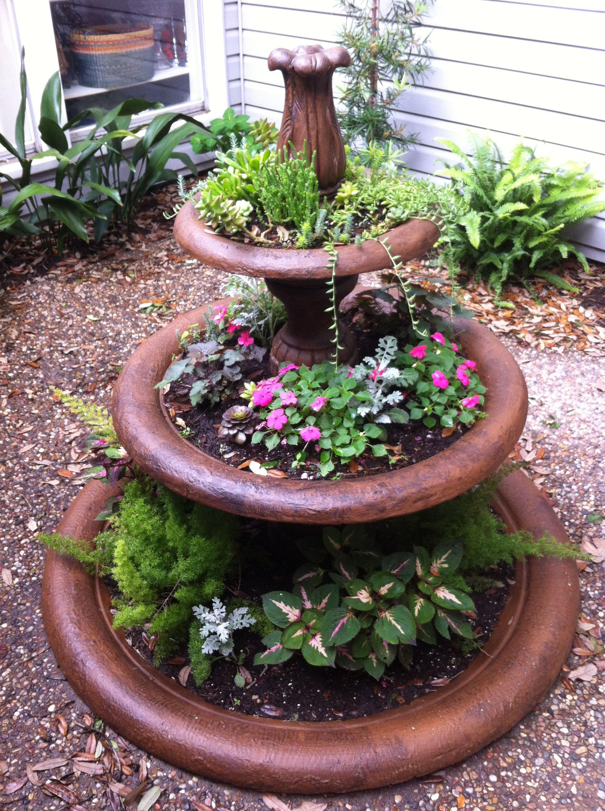 newly refinished fountain with plants in courtyard plants courtyard garden balcony garden artificial balcony garden on newly refinished fountain with plants in courtyard plants courtyard garden balcony garden pinterest