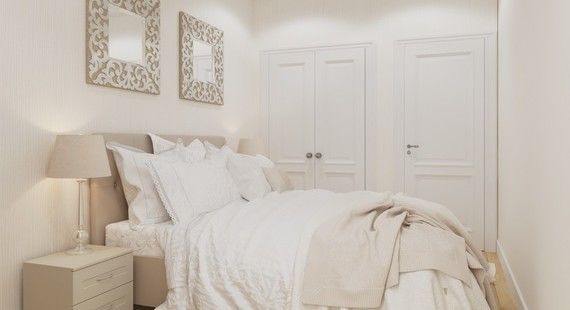 ЖК "Центральный" 37.0 м²: купить готовый дизайн-проект в стиле "Минимализм" для жк "центральный" - ReRooms Bed, Furniture, Home Decor, Decoration Home, Stream Bed, Room Decor, Home Furnishings, Beds, Home Interior Design