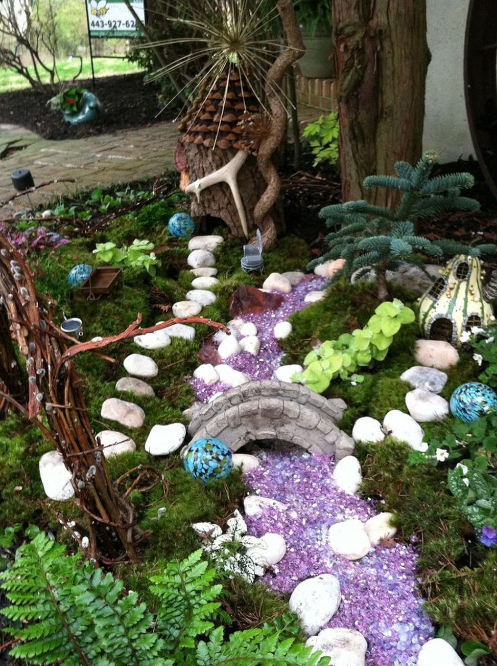 Pretty Diy Fairy Garden Outdoor Ideas 14 Gardening Pretty Diy Fairy Garden Outdoor Ideas 14
