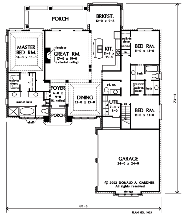 Floorplan The Godfrey House Plan #1003 | Random house things ... Floorplan The Godfrey House Plan #1003 | Random house things ...