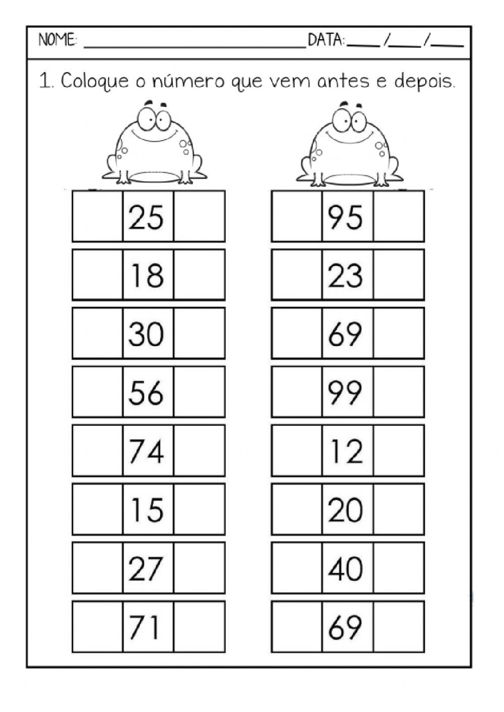 A Printable Worksheet For Numbers And Counting a-printable-worksheet-for-numbers-and-counting
