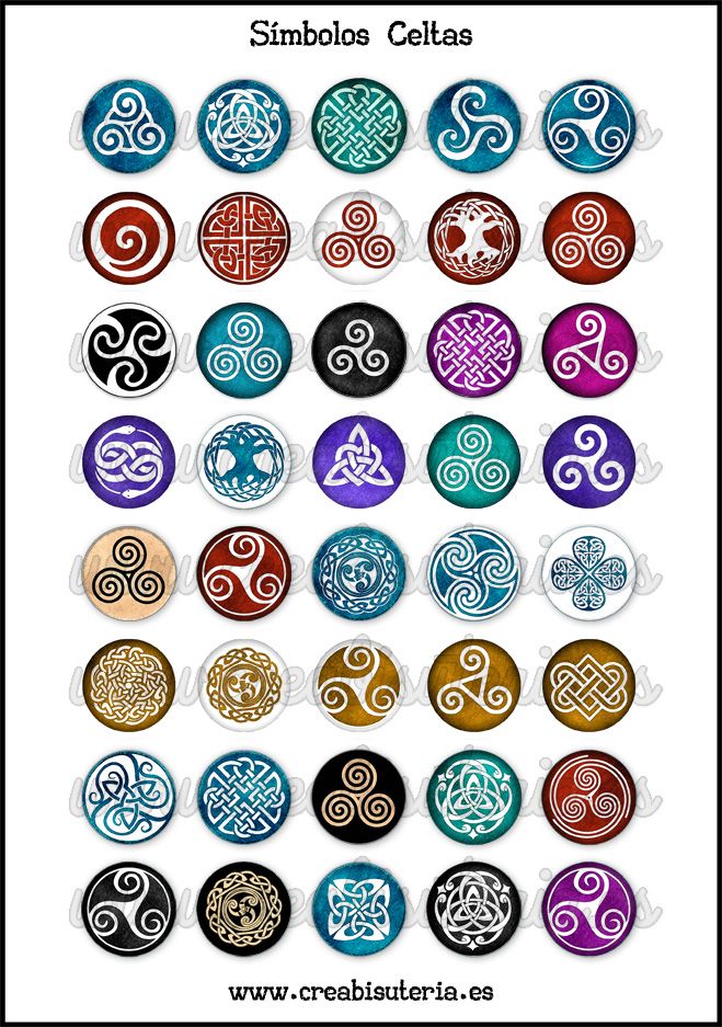 Resultado De Imagen De Simbolos Celtas Cementerio De Noia Celtic Tattoo Symbols Celtic Symbols Celtic Patterns
