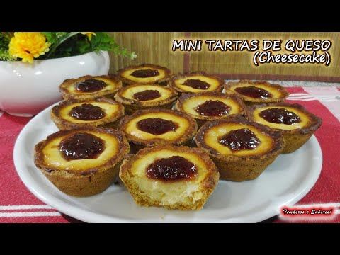Mini Tartas De Queso Cheesecake Fáciles Y Deliciosas Youtube Tartas Tartas Caseras Tartaletas Dulces