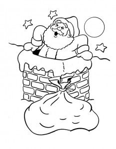 desenhos papai noel imprimir colorir pintura 3 painting