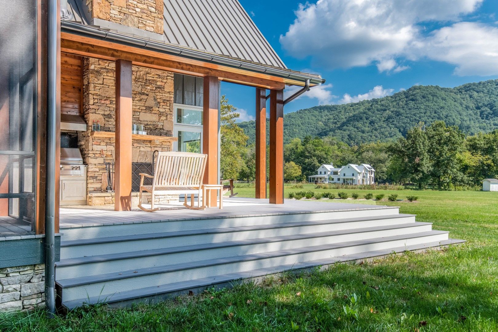 Modern farmhouse by Asheville, NC homebuilders Judd