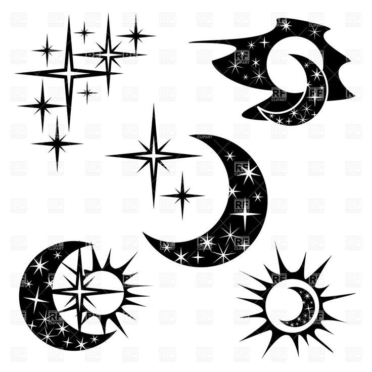 Image result for moon tattoo Moon star tattoo, Star