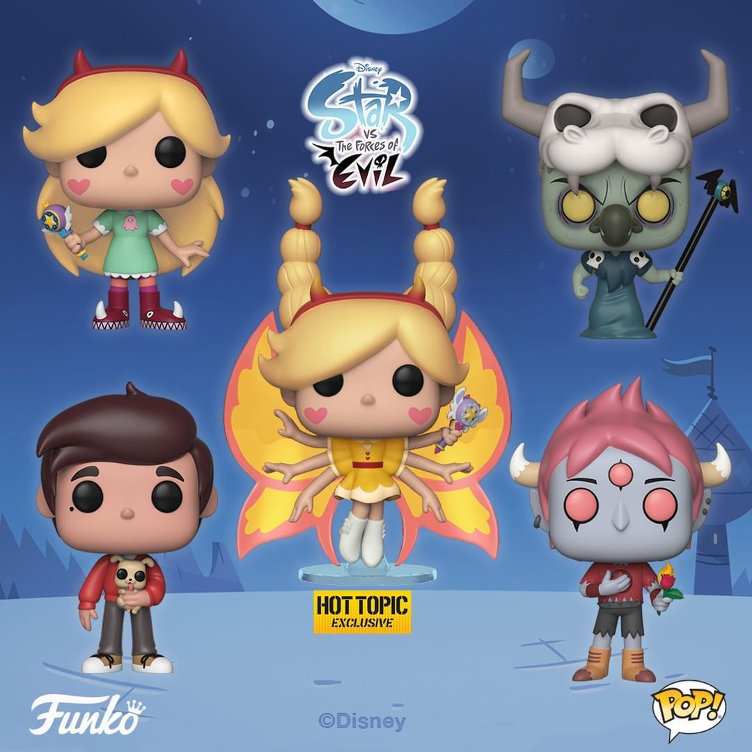 Funko Pop The Forces of Evil Hot Topic #505 Figure Butterfly Mode Star Vs