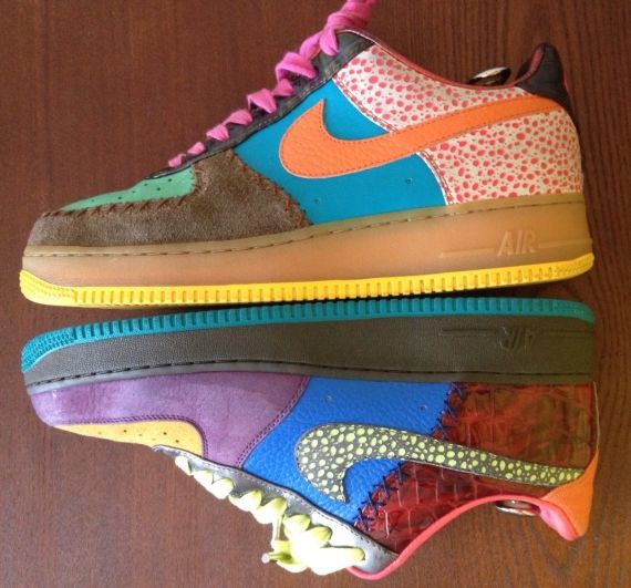 nike air force 1 bespoke lottery ticket