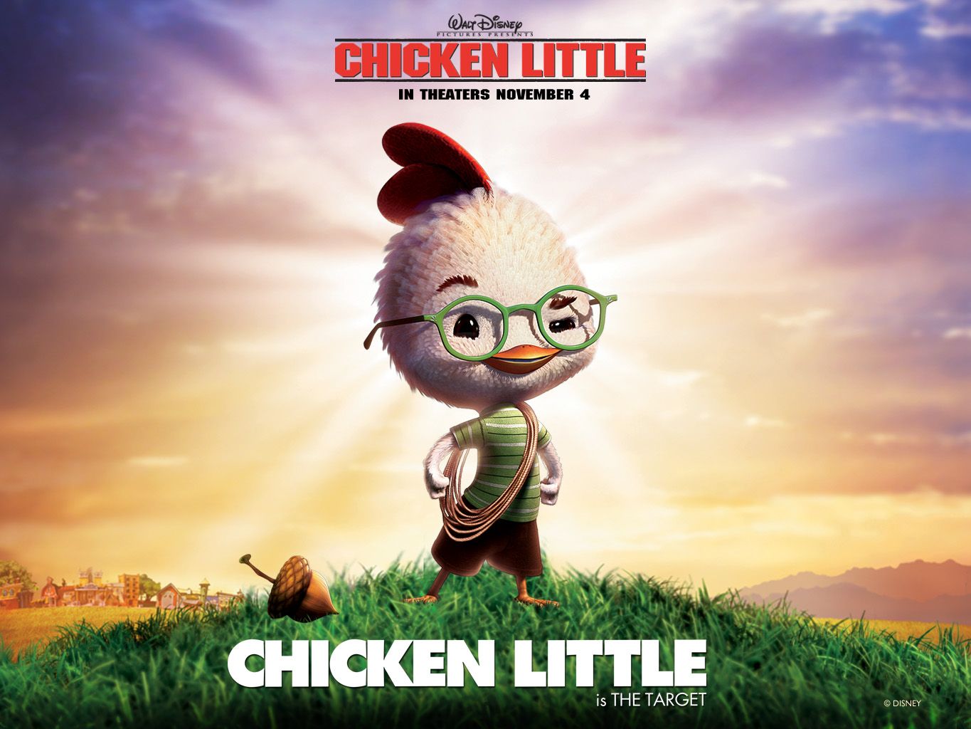 Chicken Little Walt Disney Animated Movies Cartoon Movies Cute Cartoon Wallpapers