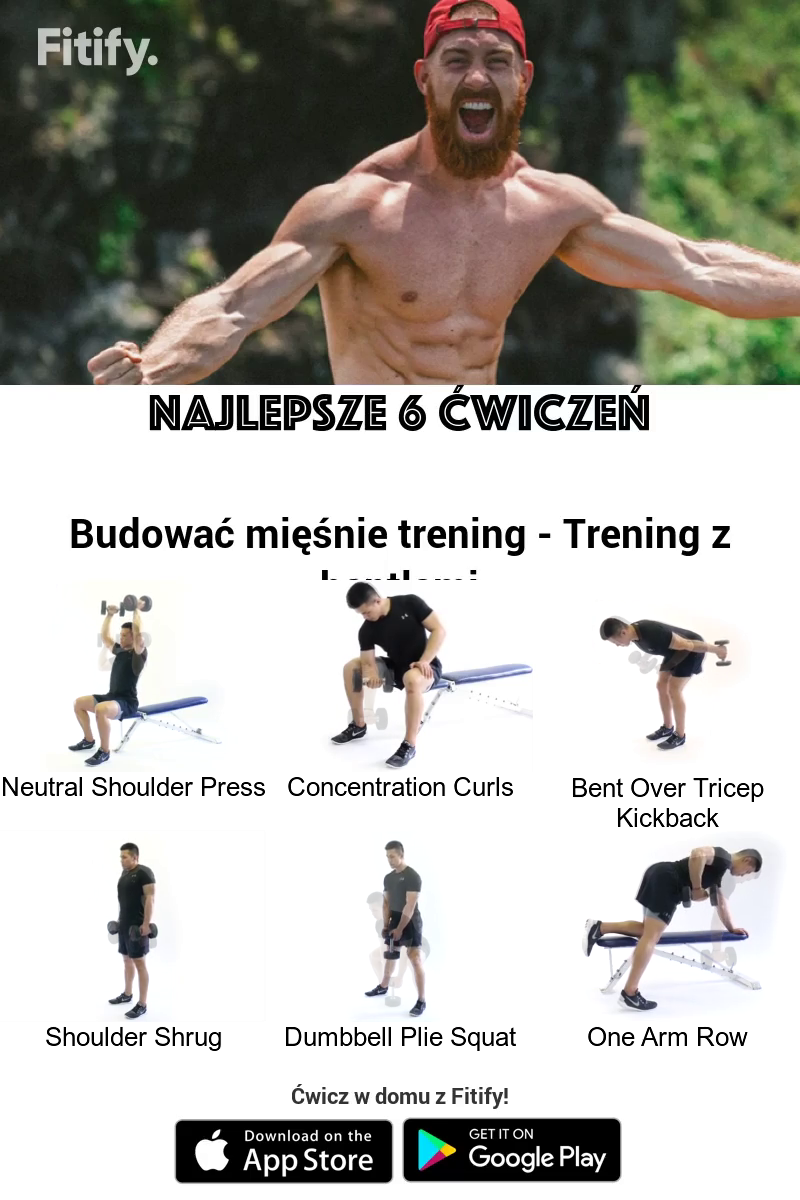 Najlepsze 6 ćwiczeń Budować mięśnie trening Trening z hantlami Najlepsze 6 ćwiczeń Budować mięśnie trening Trening z hantlami