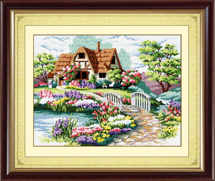 Full Drill Landscape Art 5D Diamond Painting Cross Stitch Embroidery Decor Sets