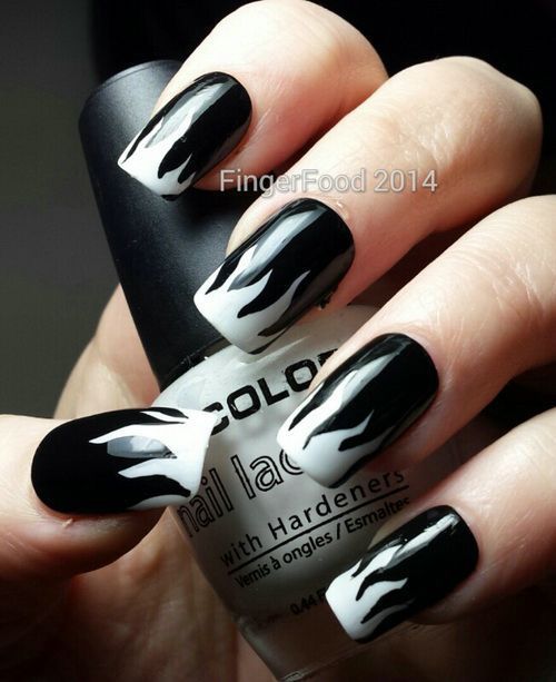 25 Creative Black And White Nail Design Ideas With Images