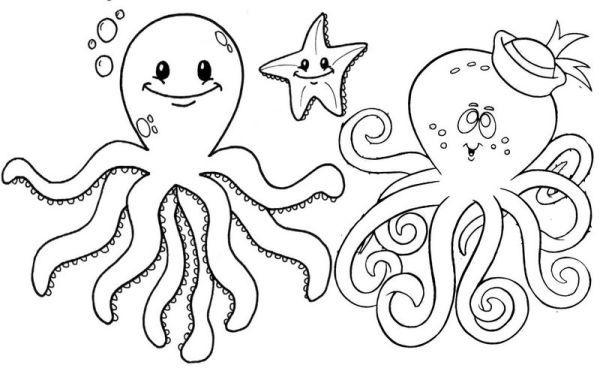 Download Free Octopus Coloring Pages Printable | Octopus coloring ...