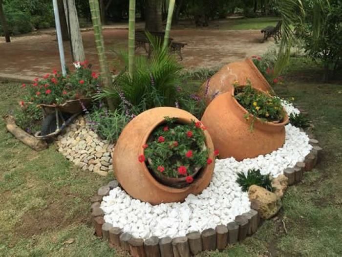 30 Perfect DIY ideas with stones to decorate your garden | My desired home