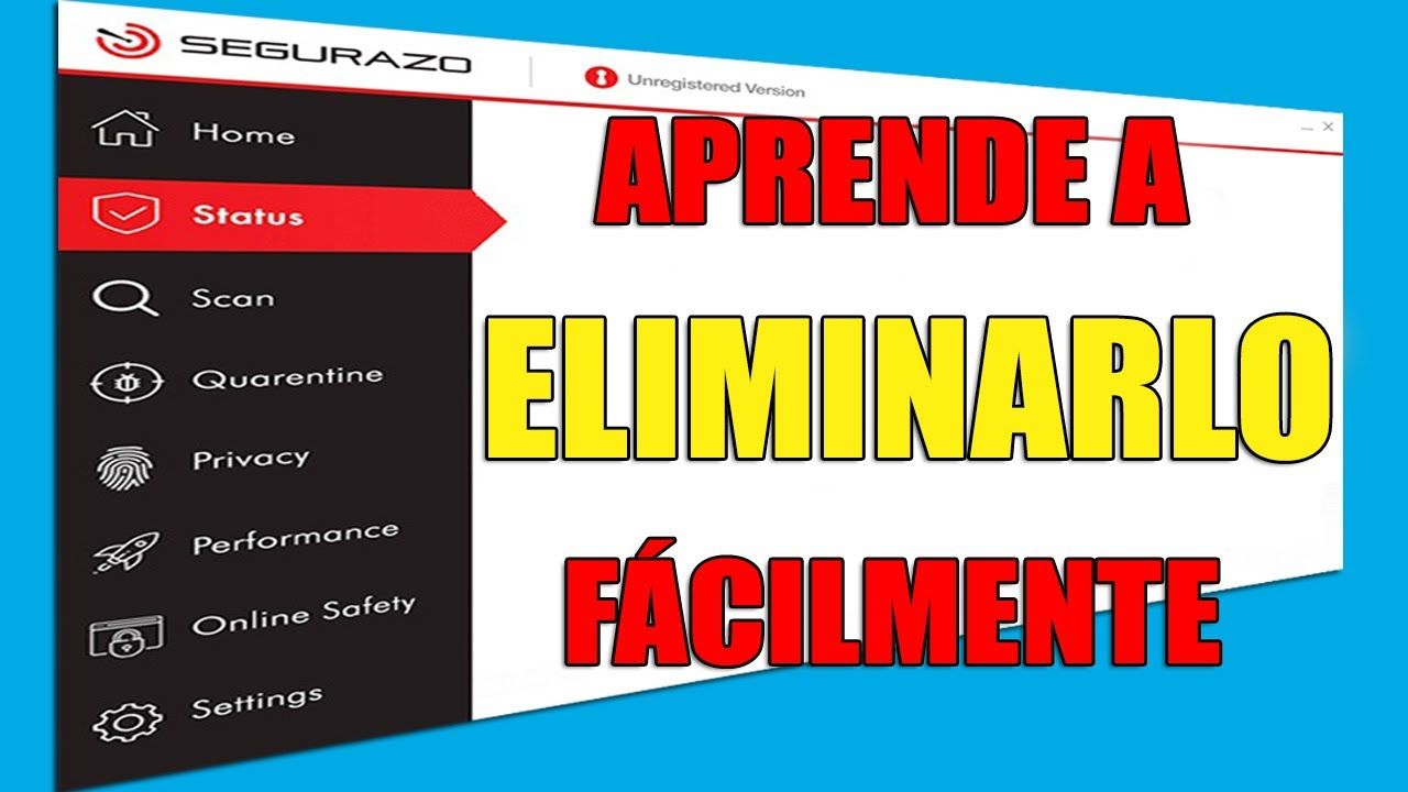 Cómo Desinstalar Completamente Segurazo Antivirus 2020 Informática Completo Youtube