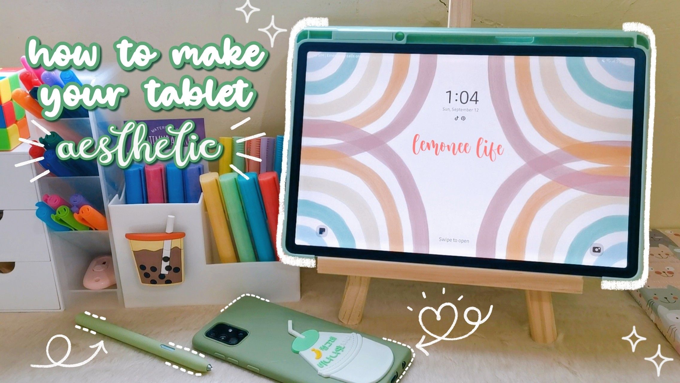 how to make your tablet aesthetic 2021 🍂 minimalist samsung galaxy tab S7 FE 📜 #aesthetictablet #samsungtabs7fe #aestheticsamsungtab ~ full video in my YT channel // link in bio Samsung Galaxy Tablet, Samsung Tabs, Galaxy Tab S, Galaxy S7 Cases, School Study Ideas, Cool Electronics, School Essentials, Wallpaper App, Organizer