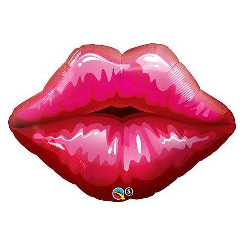 Lips Mylar Balloons They Float With Helium Qty 1 Size 32 Inch