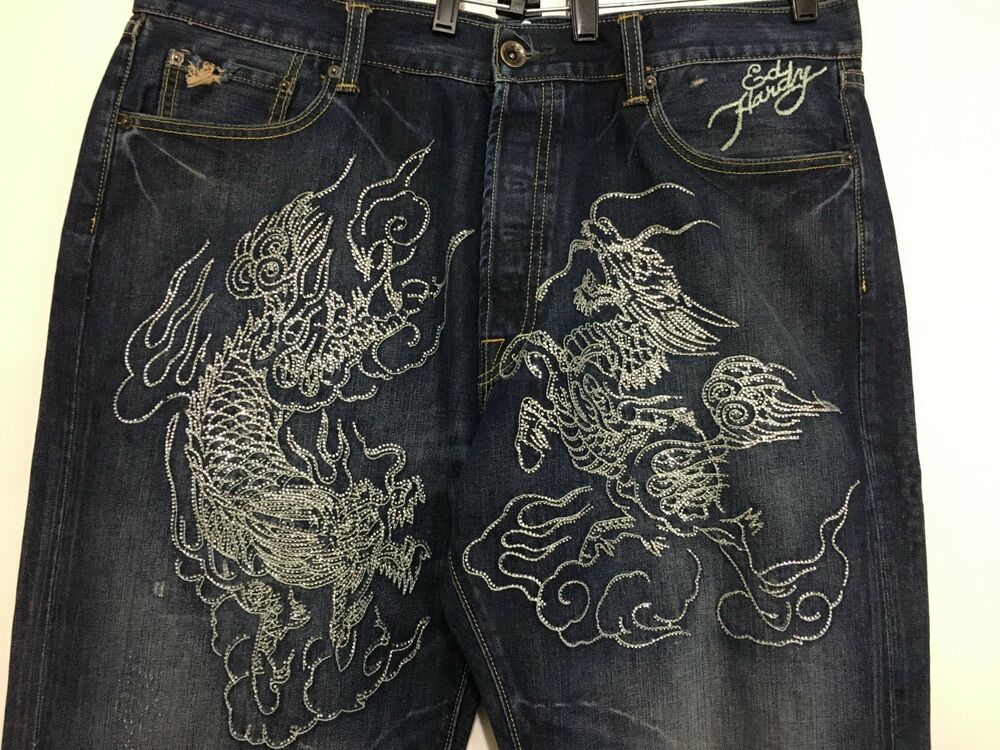 ed hardy dragon jeans