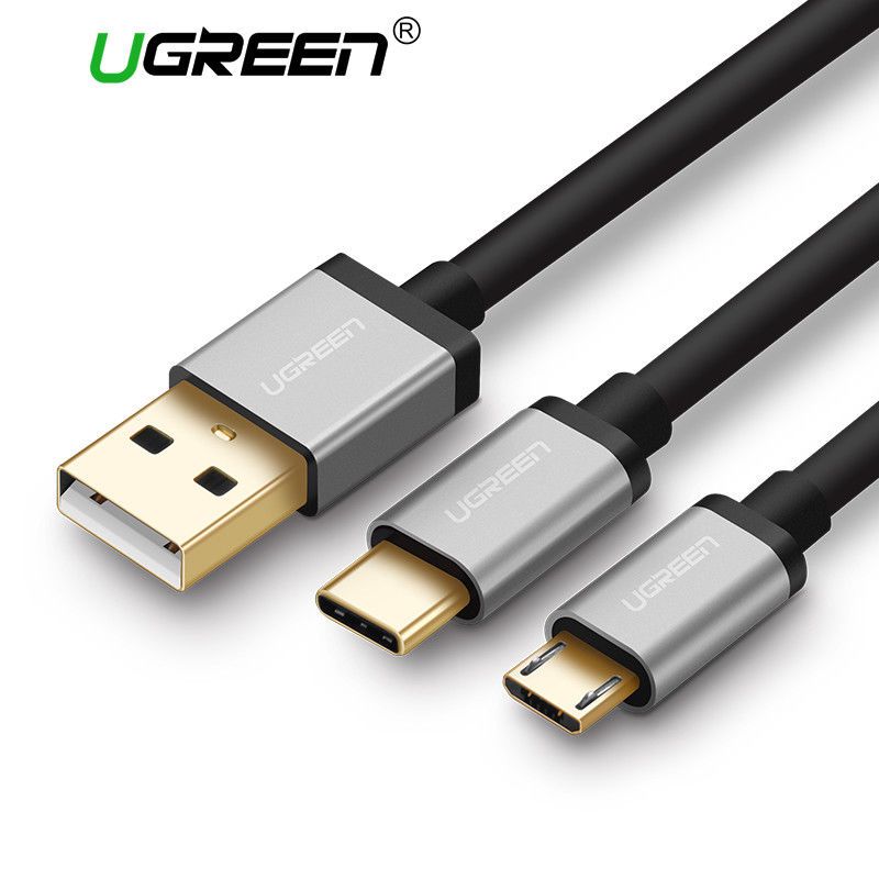 Ugreen Micro Usb Splitter Cable Dual UGREEN Micro USB Cable,1m USB A to Dual