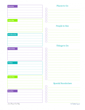 personal planner free printables planners pinterest weekly
