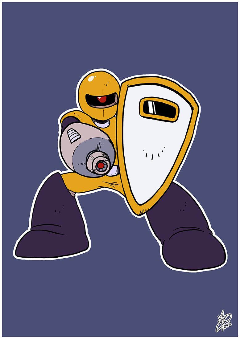0069 Returning Sniper Joe Mega Man Robot Art Character Design 0069 Returning Sniper Joe Mega Man Robot Art Character Design