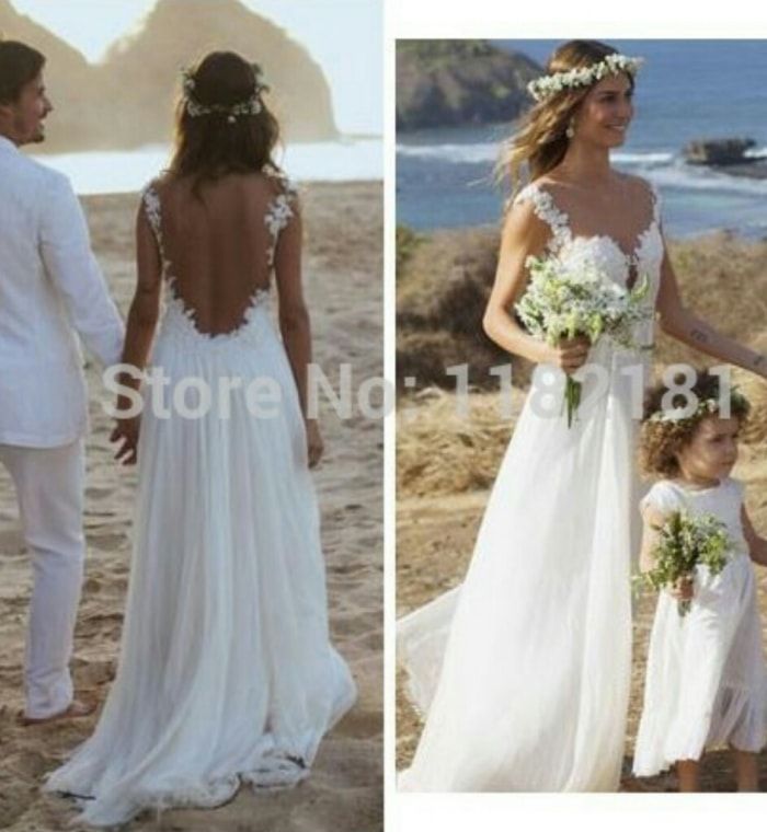 Abiti Da Sposa Adatti Alla Spiaggia Abito da sposa adatto a cerimonia in spiaggia 5 | Matrimonio sulla