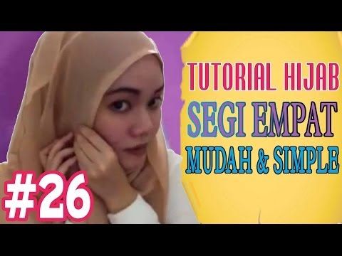 50 Cara Memakai Kerudung Segi Empat Terbaru 2018